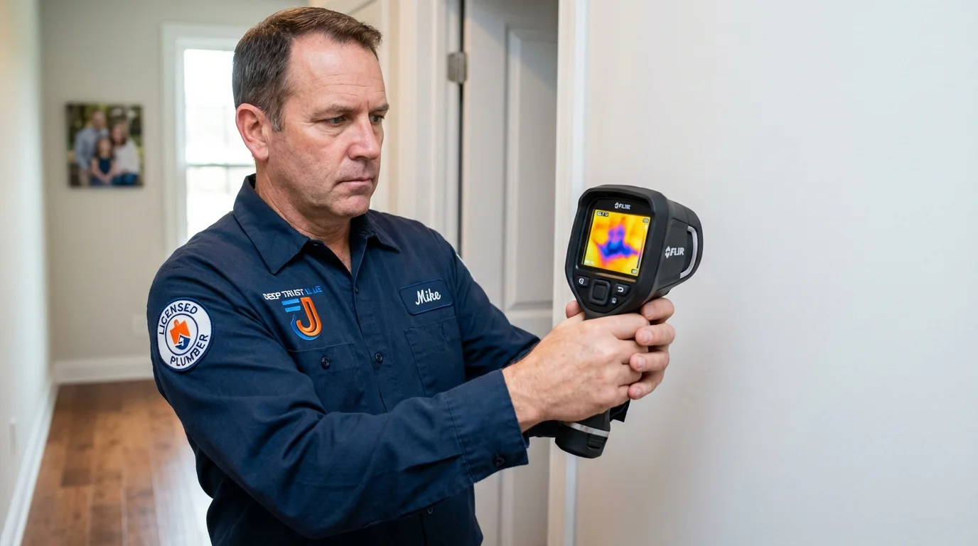 Thermal imaging leak detection by Johns Plumbing LLC in Umatilla